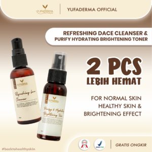 bundling facial wash & toner brightening