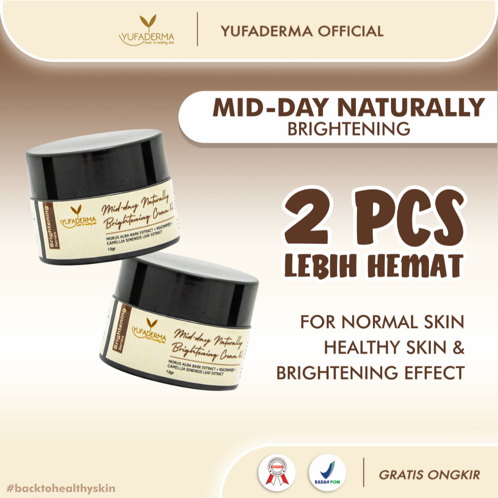 2pcs Mid-day Naturally Brightening Cream