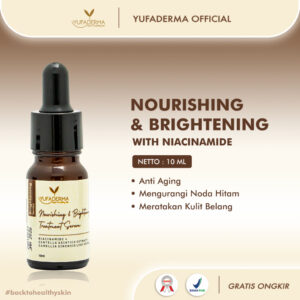 Yufaderma Nourishing and Brightening Serum Wajah Glowing Dan Putih Atasi Penuaan Dini