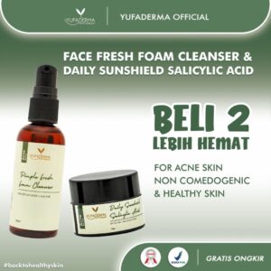 BUNDLING - Pimple Fresh  Foam Cleanser & Daily Sunshield Salicylic Acid