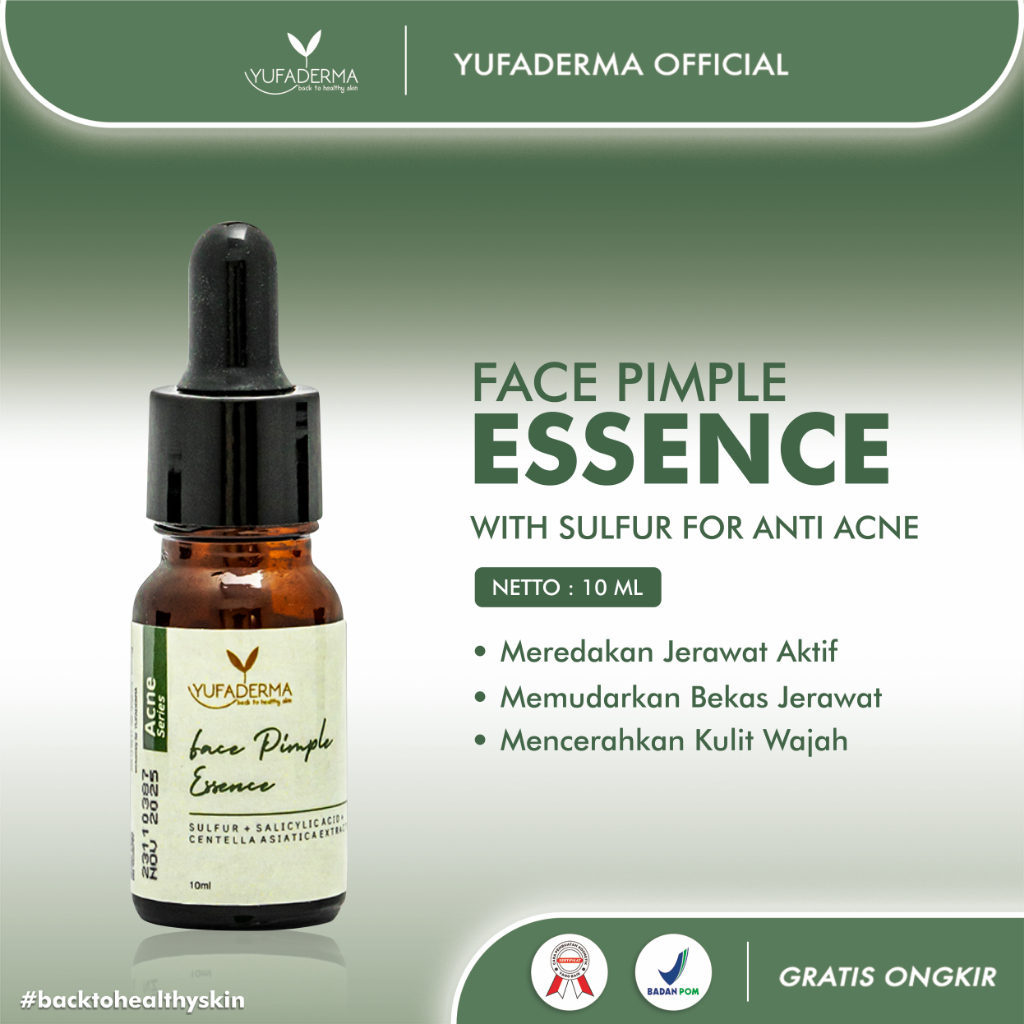 Yufaderma Pimple Essence Serum Bebas Jerawat Untuk Segala Jenis Kulit
